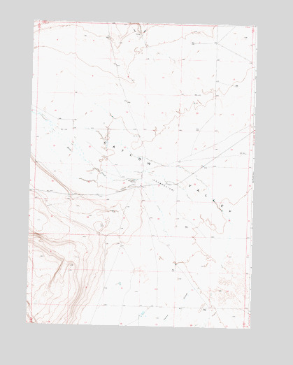 Blitzen NW, OR USGS Topographic Map