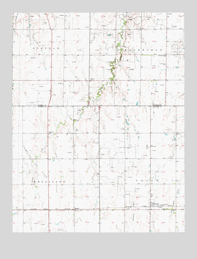 Susank, KS USGS Topographic Map