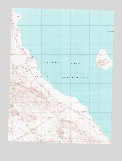 Sutcliffe, NV USGS Topographic Map