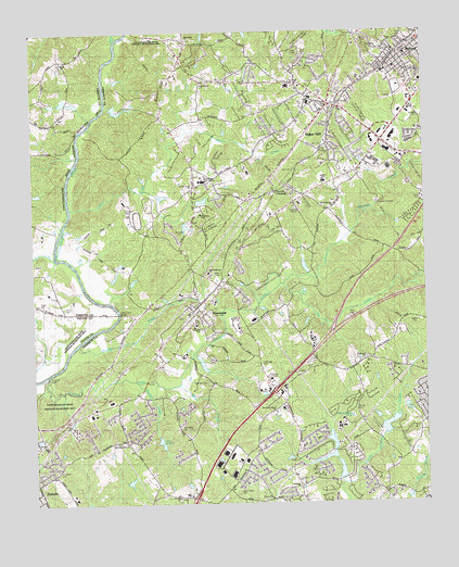 Suwanee, GA USGS Topographic Map