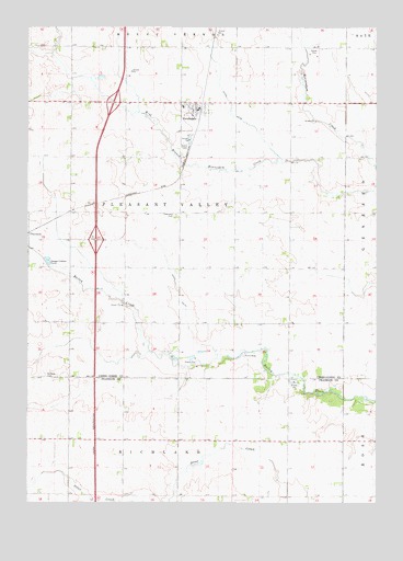 Swaledale, IA USGS Topographic Map