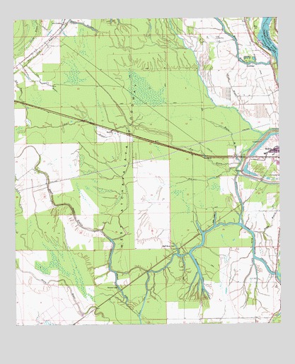 Swayze Lake, LA USGS Topographic Map