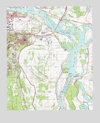 Sweet Home, AR USGS Topographic Map