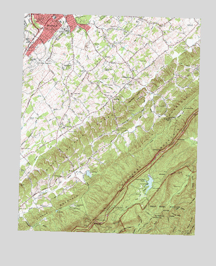 Blockhouse, TN USGS Topographic Map