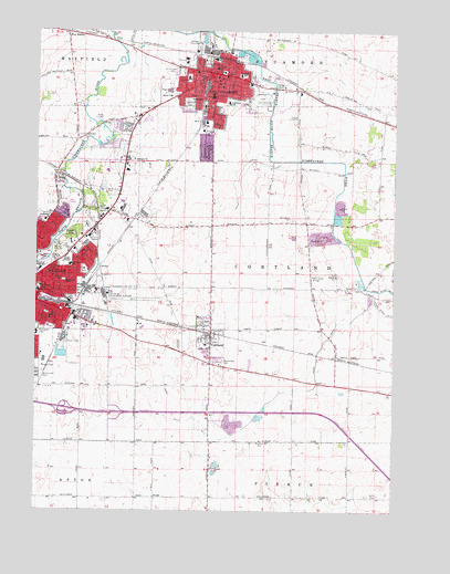 Sycamore, IL USGS Topographic Map