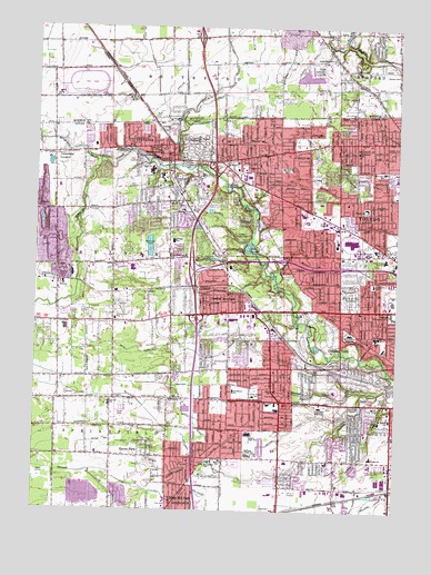 Sylvania, OH USGS Topographic Map