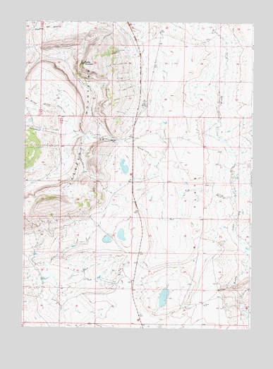 T B Ranch, WY USGS Topographic Map