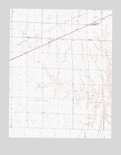 Bloom, KS USGS Topographic Map