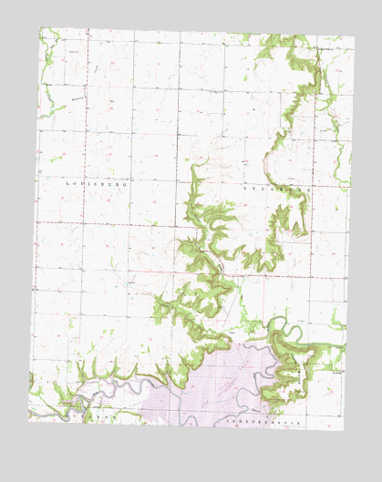 Table Mound, KS USGS Topographic Map