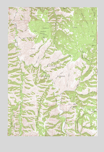 Table Mountain, OR USGS Topographic Map
