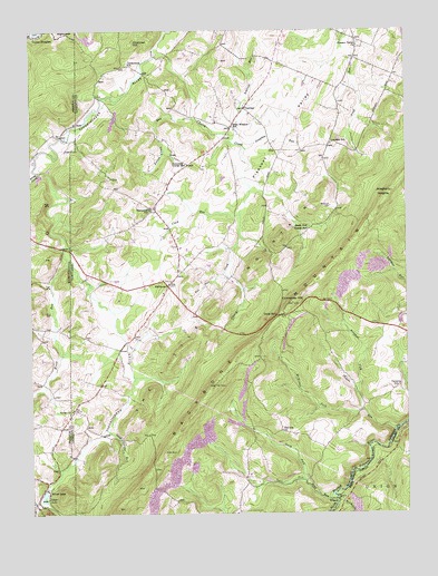 Table Rock, MD USGS Topographic Map