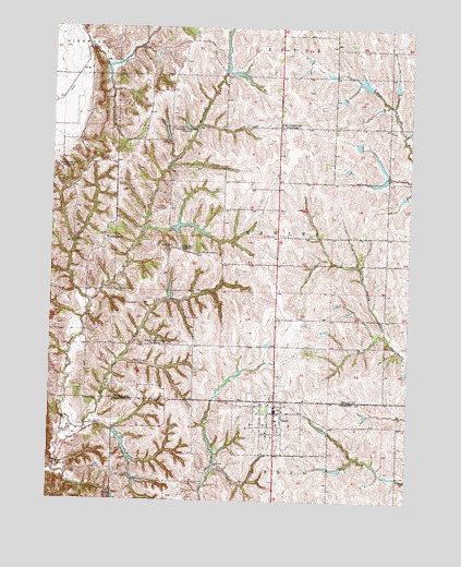 Tabor, IA USGS Topographic Map