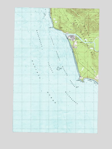 Taholah, WA USGS Topographic Map