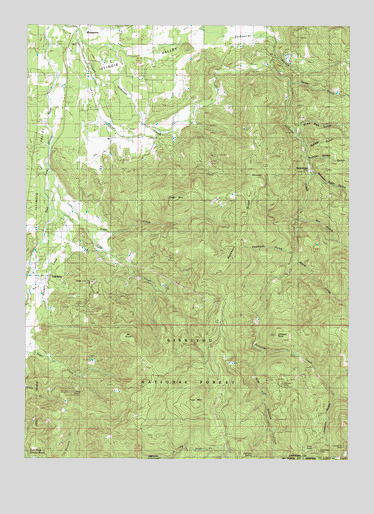 Takilma, OR USGS Topographic Map