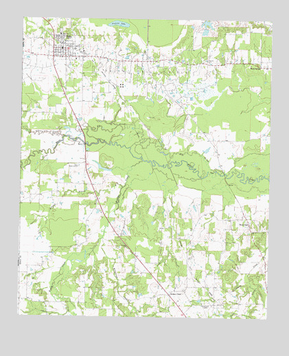 Talco, TX USGS Topographic Map