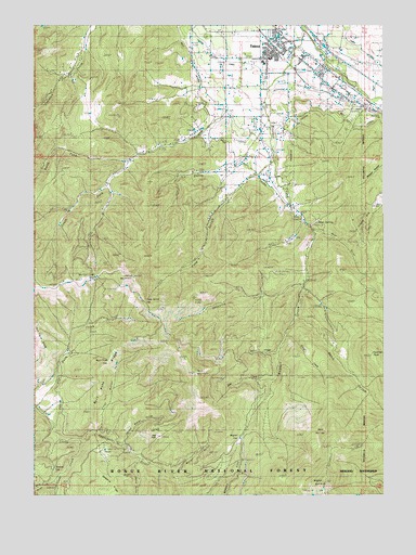 Talent, OR USGS Topographic Map