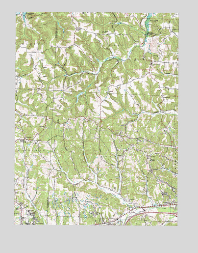 Bloomfield, OH USGS Topographic Map