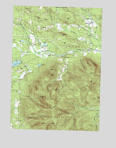 Tamworth, NH USGS Topographic Map