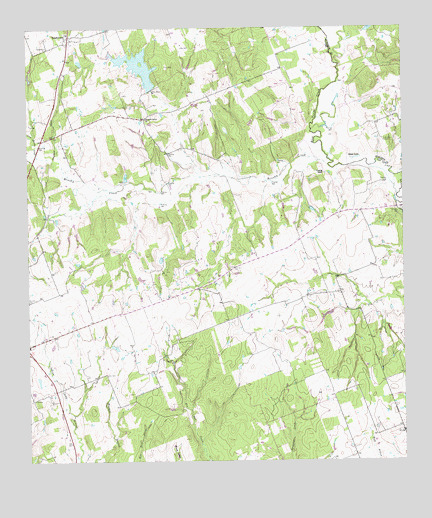 Tanglewood, TX USGS Topographic Map