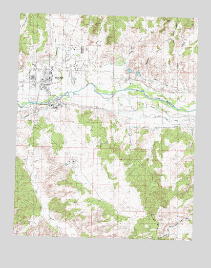 Bloomfield, NM USGS Topographic Map