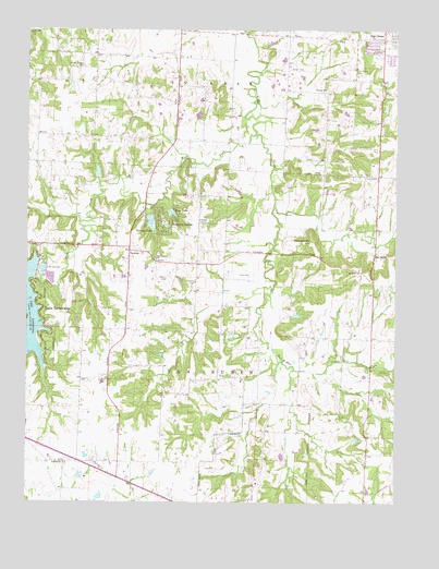 Tarsney Lakes, MO USGS Topographic Map