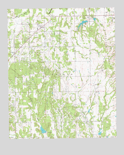 Tatums, OK USGS Topographic Map
