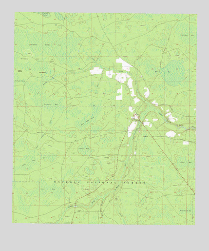 Taylor, FL USGS Topographic Map