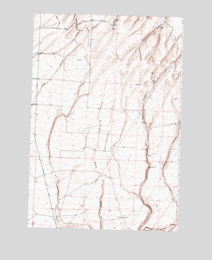 Taylor Canyon, WA USGS Topographic Map