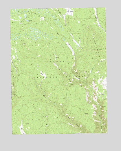 Taylor Mountain, UT USGS Topographic Map