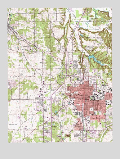 Bloomington, IN USGS Topographic Map