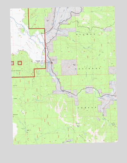 Taylorsville, CA USGS Topographic Map