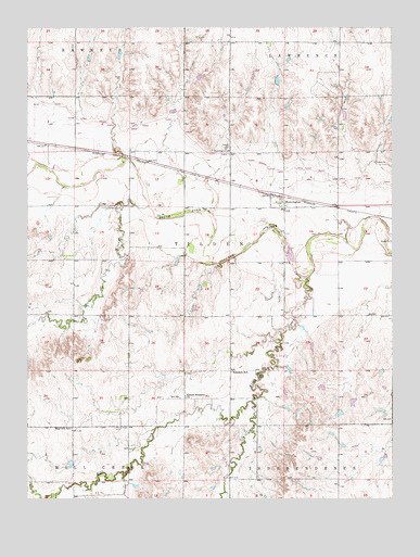 Bloomington, KS USGS Topographic Map