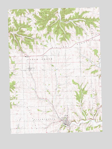 Bloomington, WI USGS Topographic Map