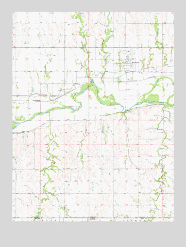 Bloomington, NE USGS Topographic Map