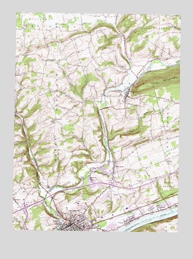 Bloomsburg, PA USGS Topographic Map
