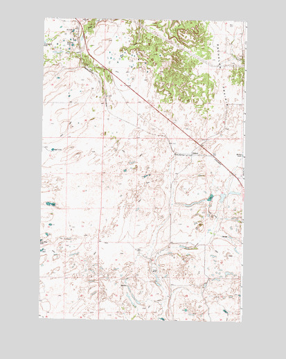 Telford, WA USGS Topographic Map