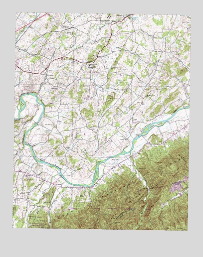 Telford, TN USGS Topographic Map