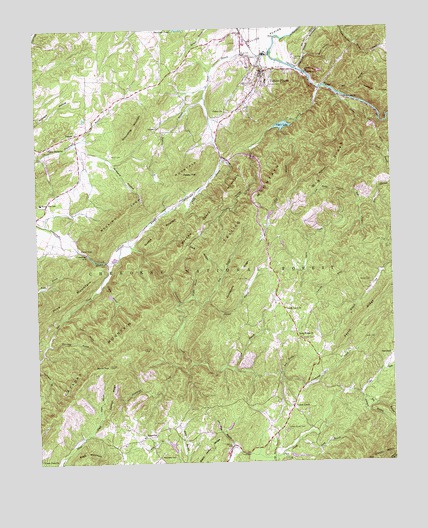 Tellico Plains Tn Map Tellico Plains, Tn Topographic Map - Topoquest