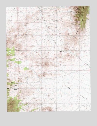 Tempiute Mountain South, NV USGS Topographic Map