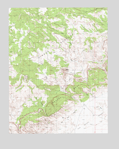 Temple Mountain, UT USGS Topographic Map