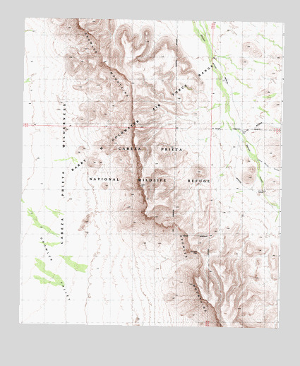 Temporal Pass, AZ USGS Topographic Map
