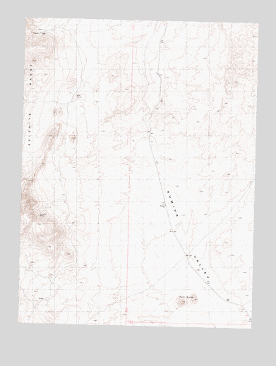 Tenmile, NV USGS Topographic Map