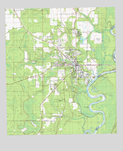 Blountstown, FL USGS Topographic Map