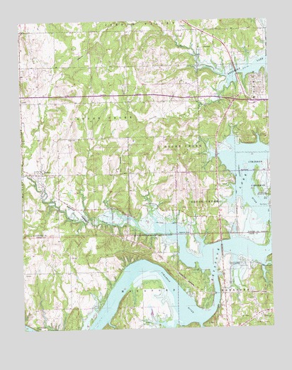 Terlton, OK USGS Topographic Map