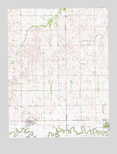 Tescott, KS USGS Topographic Map