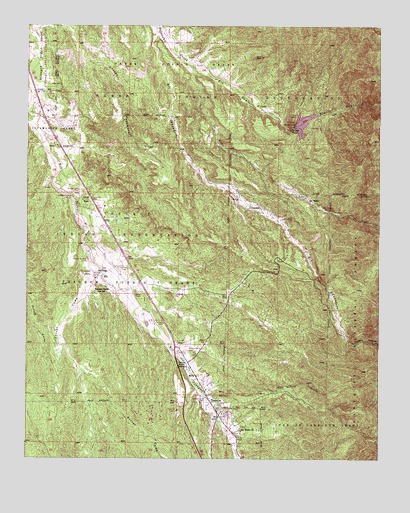 Tesuque, NM USGS Topographic Map