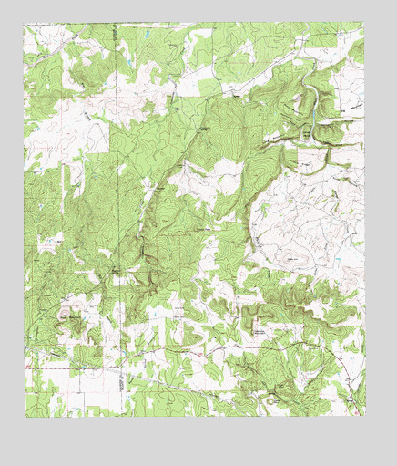 Blowout, TX USGS Topographic Map