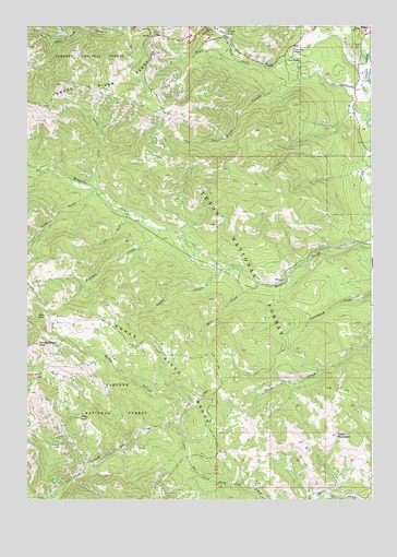 Teton Pass, WY USGS Topographic Map
