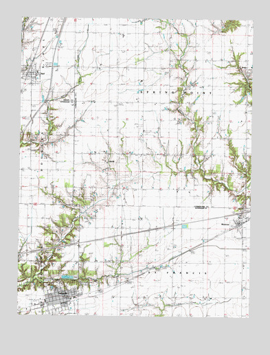 Teutopolis, IL USGS Topographic Map