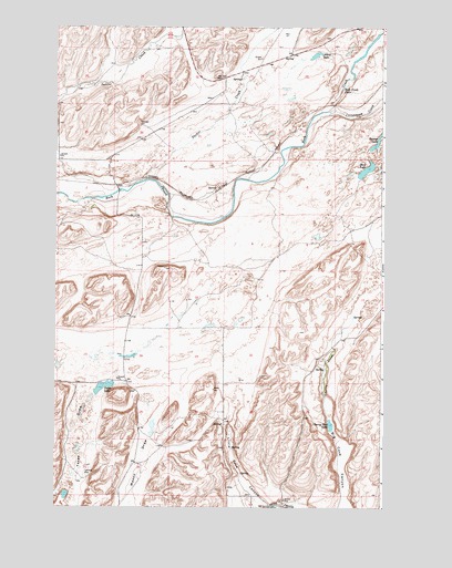 Texas Lake, WA USGS Topographic Map